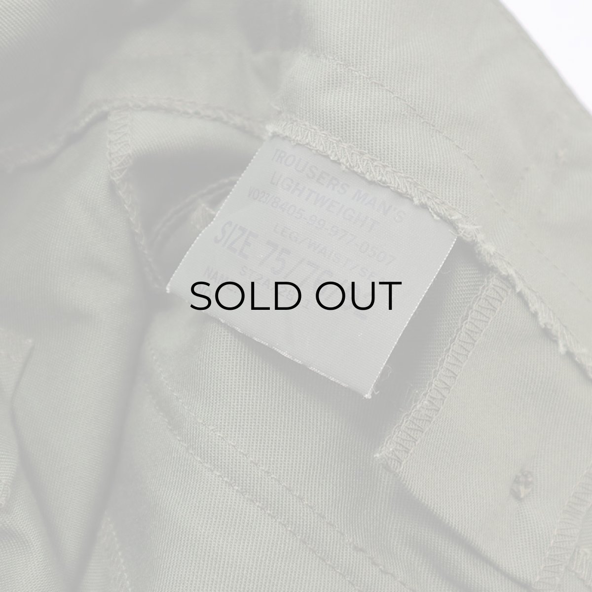 画像7: BRITISH ARMY LIGHT WEIGHT FATIGUE PANTS【〜W30 程度】 (7)