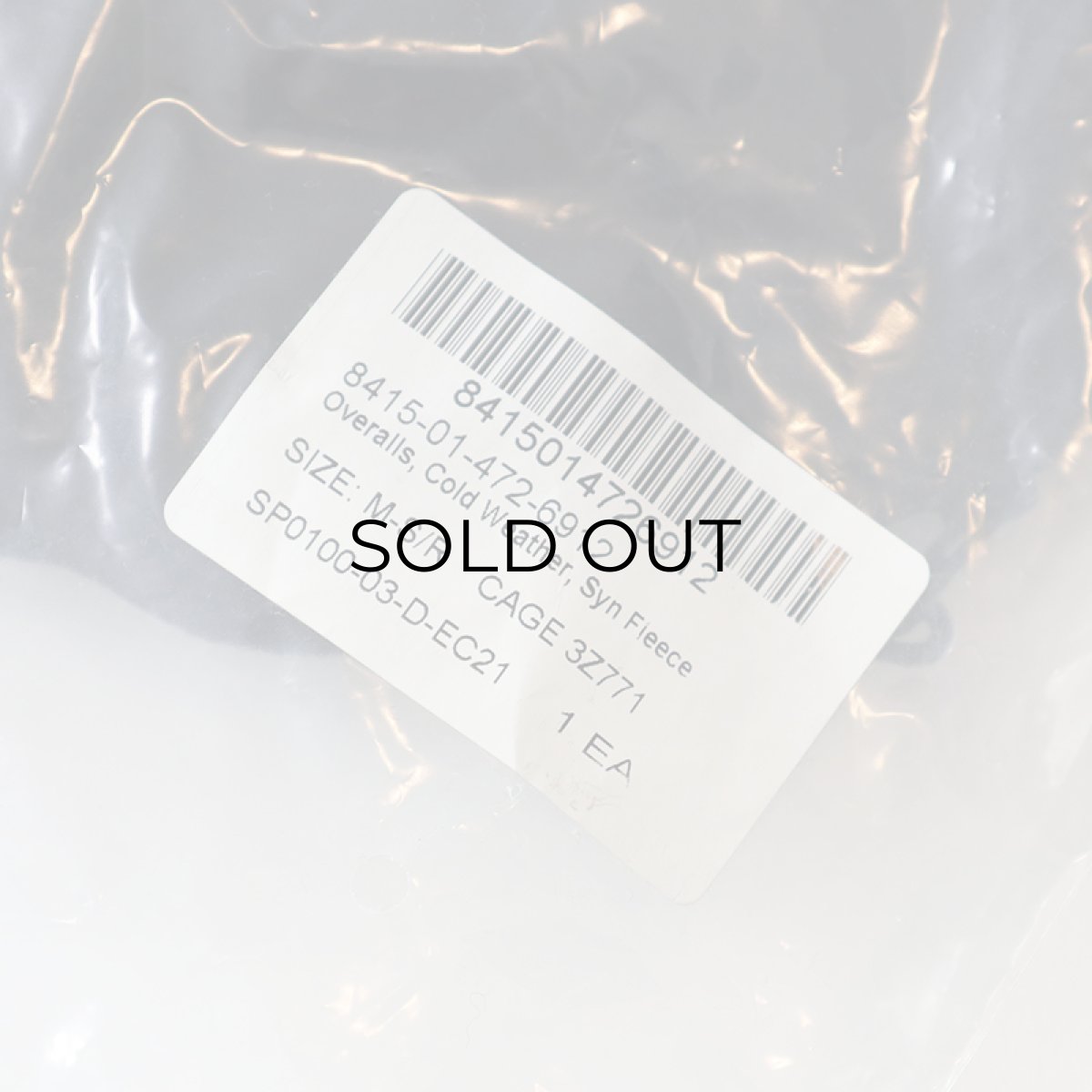 画像11: 【再々入荷】US MILITARY POLARTEC FLEECE ECWCS LINER OVERALL "DEADSTOCK" (11)