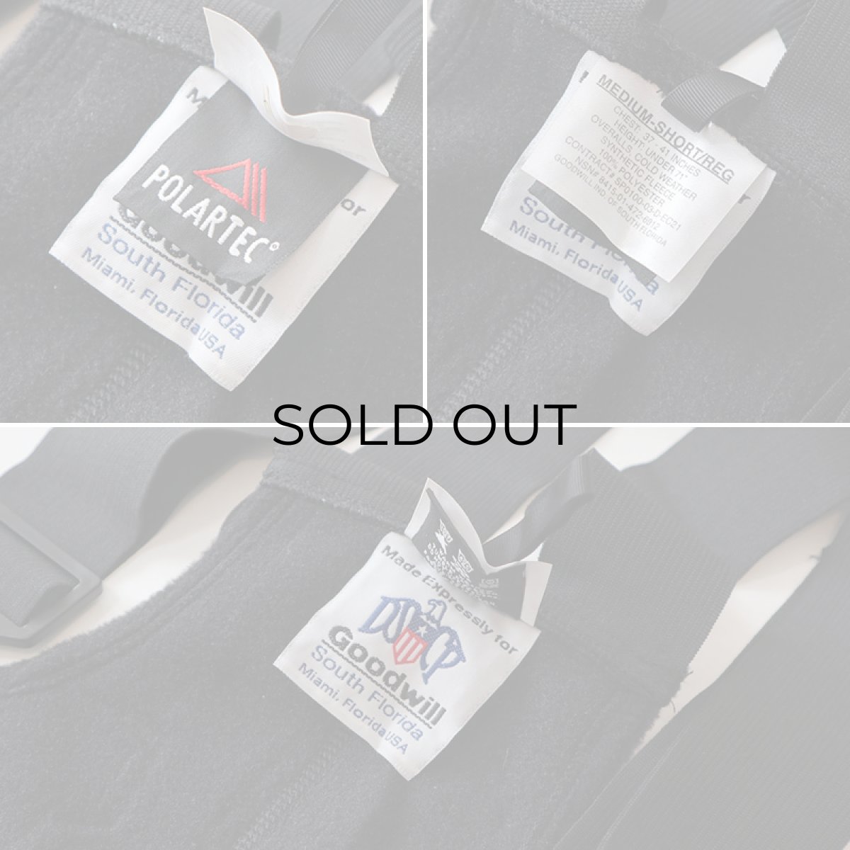 画像7: 【再々入荷】US MILITARY POLARTEC FLEECE ECWCS LINER OVERALL "DEADSTOCK" (7)