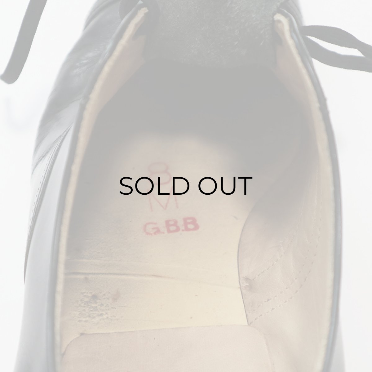 画像9: BRITISH ARMY LEATHER CAP TOE PARADE SHOES【size : 8 M】 (9)