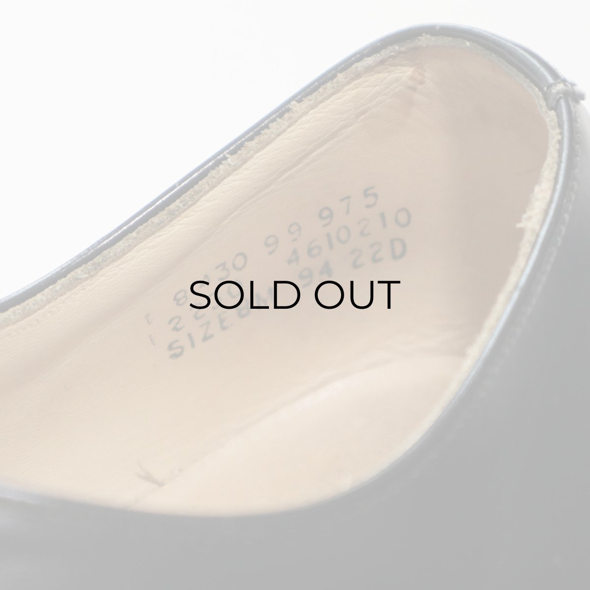 画像8: BRITISH ARMY LEATHER CAP TOE PARADE SHOES【size : 8 M】 (8)