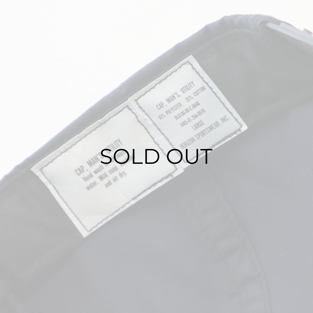 画像9: 80's US COAST GUARD 6-PANEL SNAP BACK UTILITY CAP "DEADSTOCK" (9)