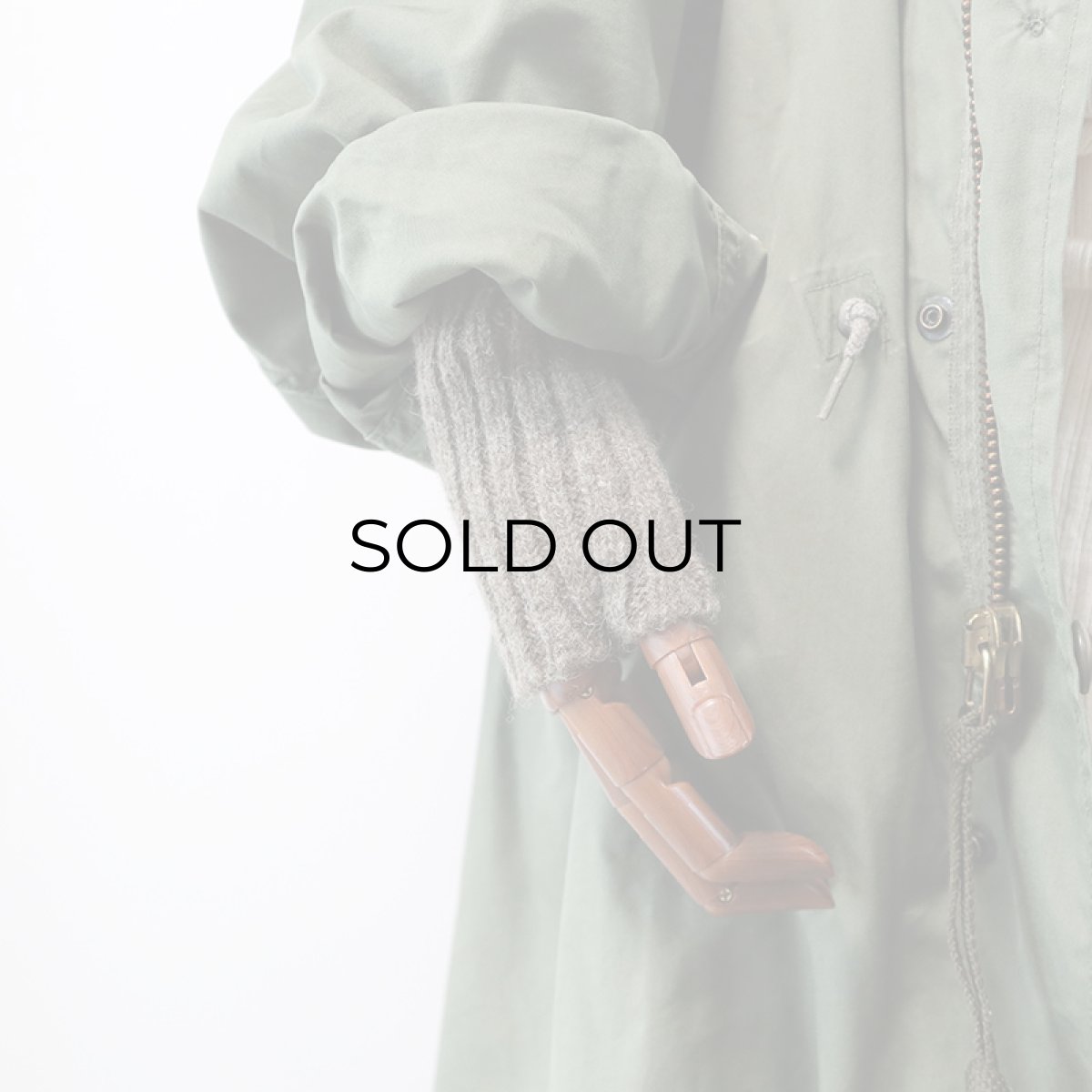 画像4: 〜50's SWEDISH ARMY WOOL KNIT WRIST WARMER "DEADSTOCK" (4)