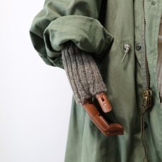 画像4: 〜50's SWEDISH ARMY WOOL KNIT WRIST WARMER "DEADSTOCK" (4)