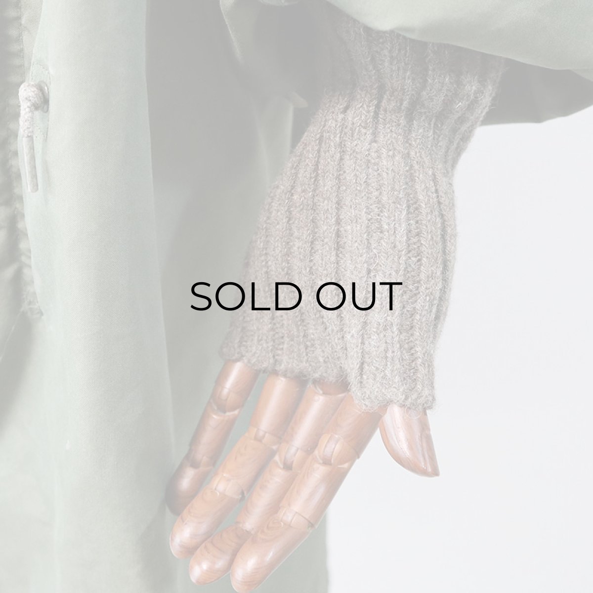 画像5: 〜50's SWEDISH ARMY WOOL KNIT WRIST WARMER "DEADSTOCK" (5)