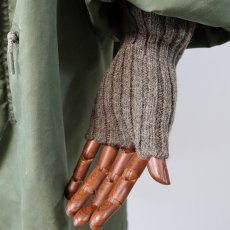 画像5: 〜50's SWEDISH ARMY WOOL KNIT WRIST WARMER "DEADSTOCK" (5)