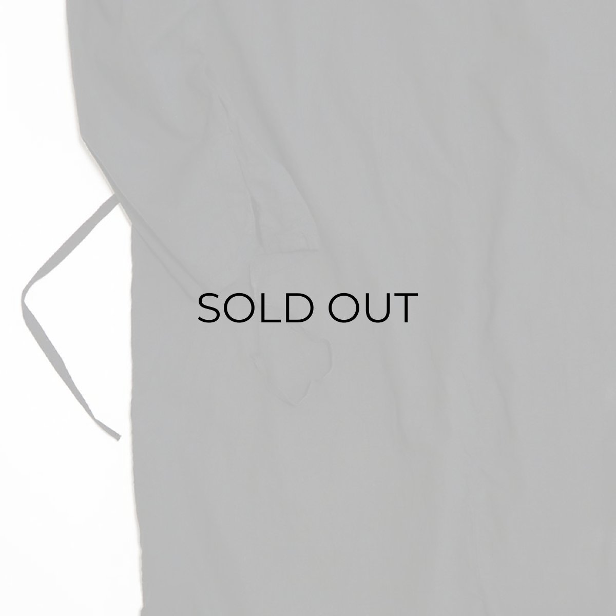 画像4: 〜70's CZECH MILITARY COTTON OPERATING SURGICAL GOWN "OVER DYE" 【BLACK】 (4)