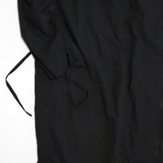 画像4: 〜70's CZECH MILITARY COTTON OPERATING SURGICAL GOWN "OVER DYE" 【BLACK】 (4)