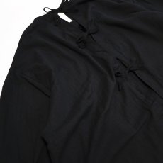 画像5: 〜70's CZECH MILITARY COTTON OPERATING SURGICAL GOWN "OVER DYE" 【BLACK】 (5)