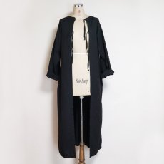 画像7: 〜70's CZECH MILITARY COTTON OPERATING SURGICAL GOWN "OVER DYE" 【BLACK】 (7)