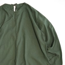 画像3: 〜70's CZECH MILITARY COTTON OPERATING SURGICAL GOWN "OVER DYE" 【OLIVE】 (3)