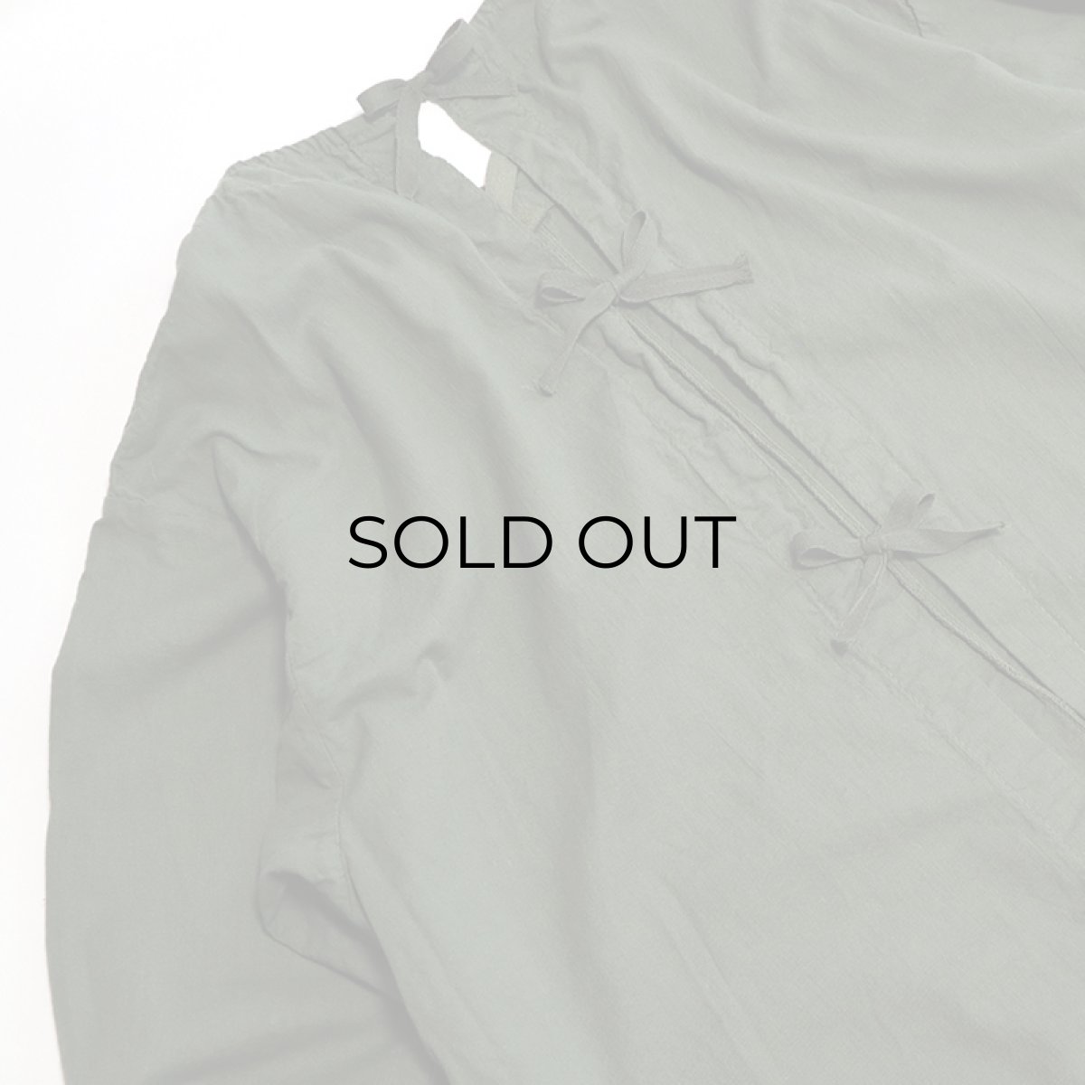 画像5: 〜70's CZECH MILITARY COTTON OPERATING SURGICAL GOWN "OVER DYE" 【OLIVE】 (5)