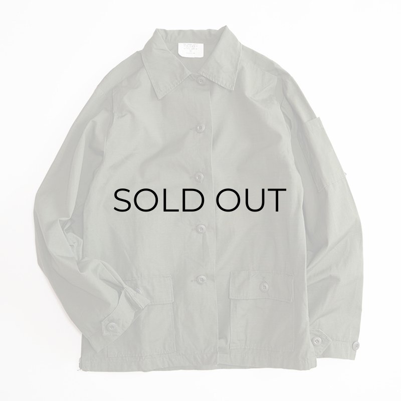 70's US ARMY RIP-STOP COTTON POPLIN WOMEN'S UTILITY SHIRT JACKET