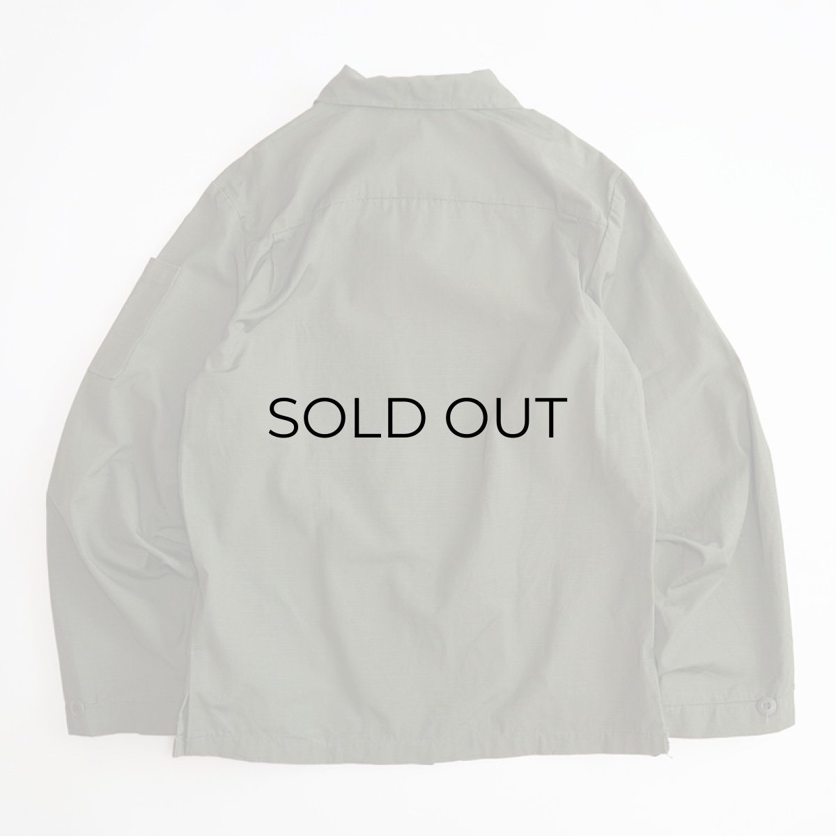 画像3: 70's US ARMY RIP-STOP COTTON POPLIN WOMEN'S UTILITY SHIRT JACKET "DEADSTOCK" 【Size : 10】 (3)