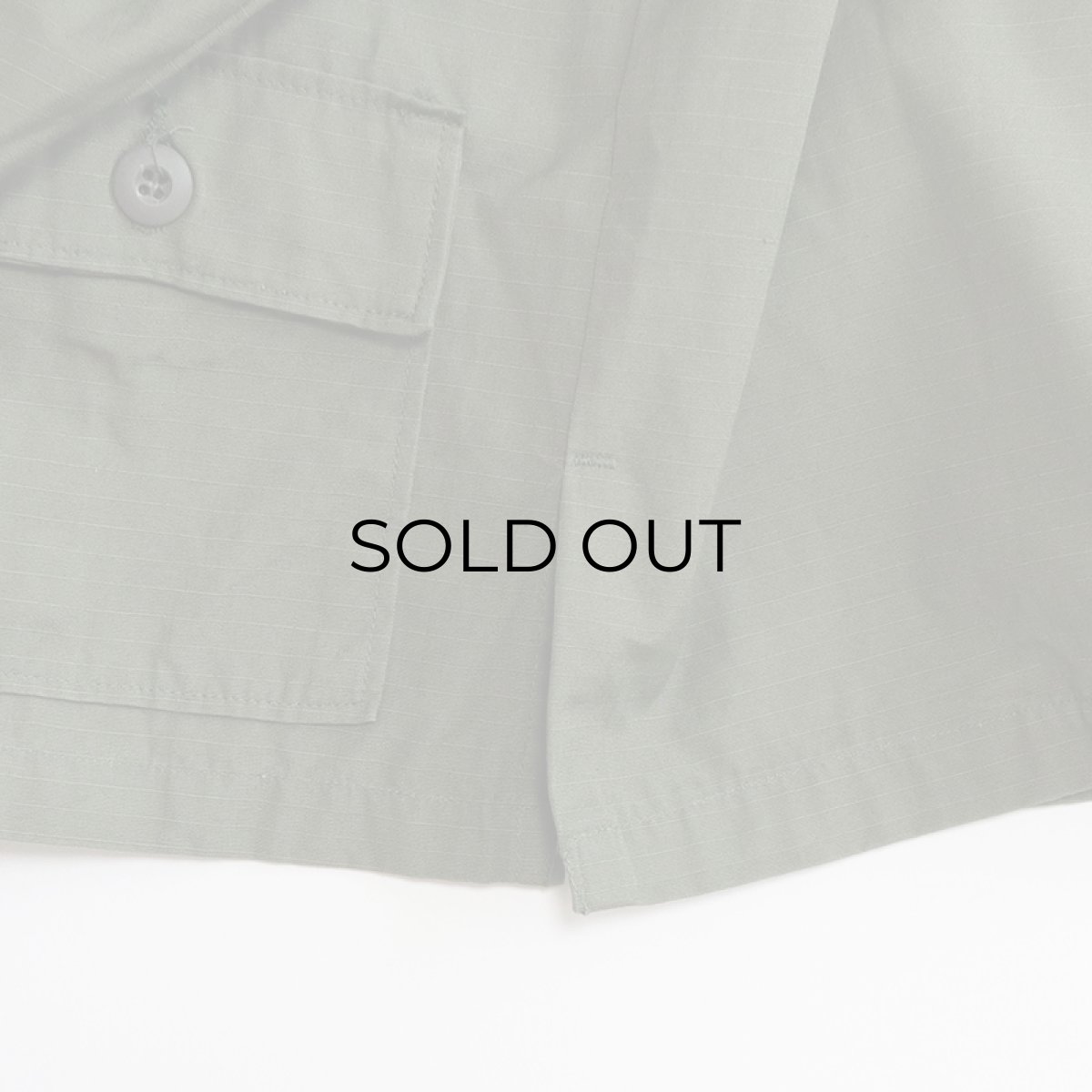 画像7: 70's US ARMY RIP-STOP COTTON POPLIN WOMEN'S UTILITY SHIRT JACKET "DEADSTOCK" 【Size : 12】 (7)