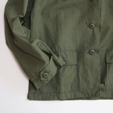 画像5: 70's US ARMY RIP-STOP COTTON POPLIN WOMEN'S UTILITY SHIRT JACKET "DEADSTOCK" 【Size : 10】 (5)