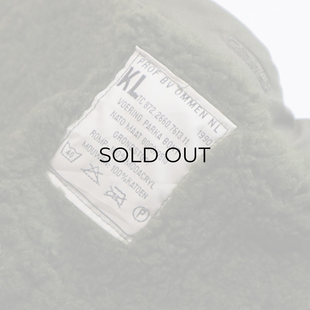 画像5: OLD DUTCH ARMY BOA LINER JACKET (5)