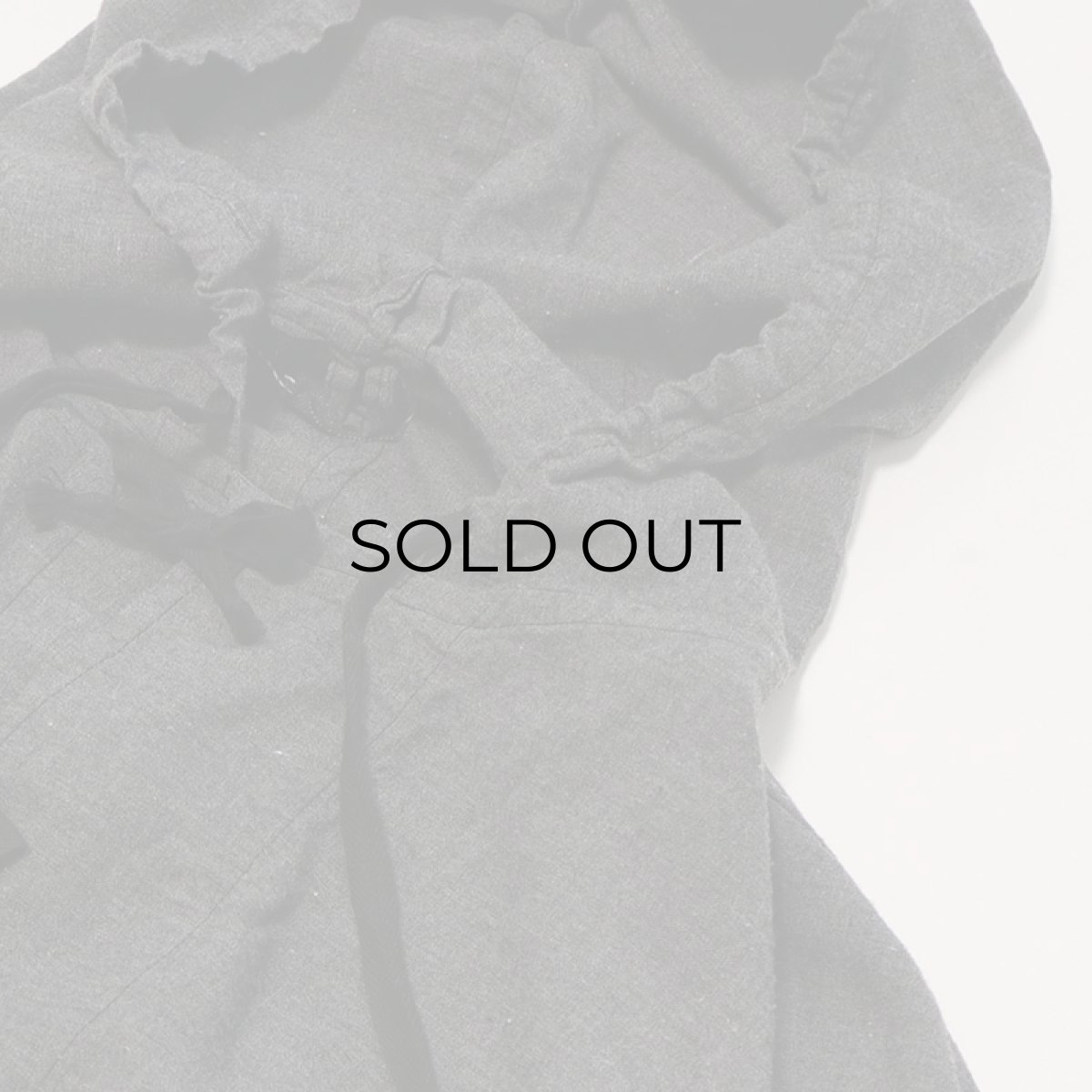 画像6: OLD ROMANIAN ARMY COTTON SNOW CAMOUFLAGE HOODED OVER COAT "OVER DYE" (6)