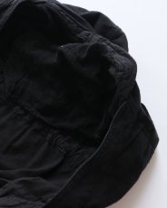 画像7: OLD CZECH MILITARY COTTON SNOW CAMOUFLAGE PULLOVER HOODED SMOCK "BLACK OVER DYE" (7)