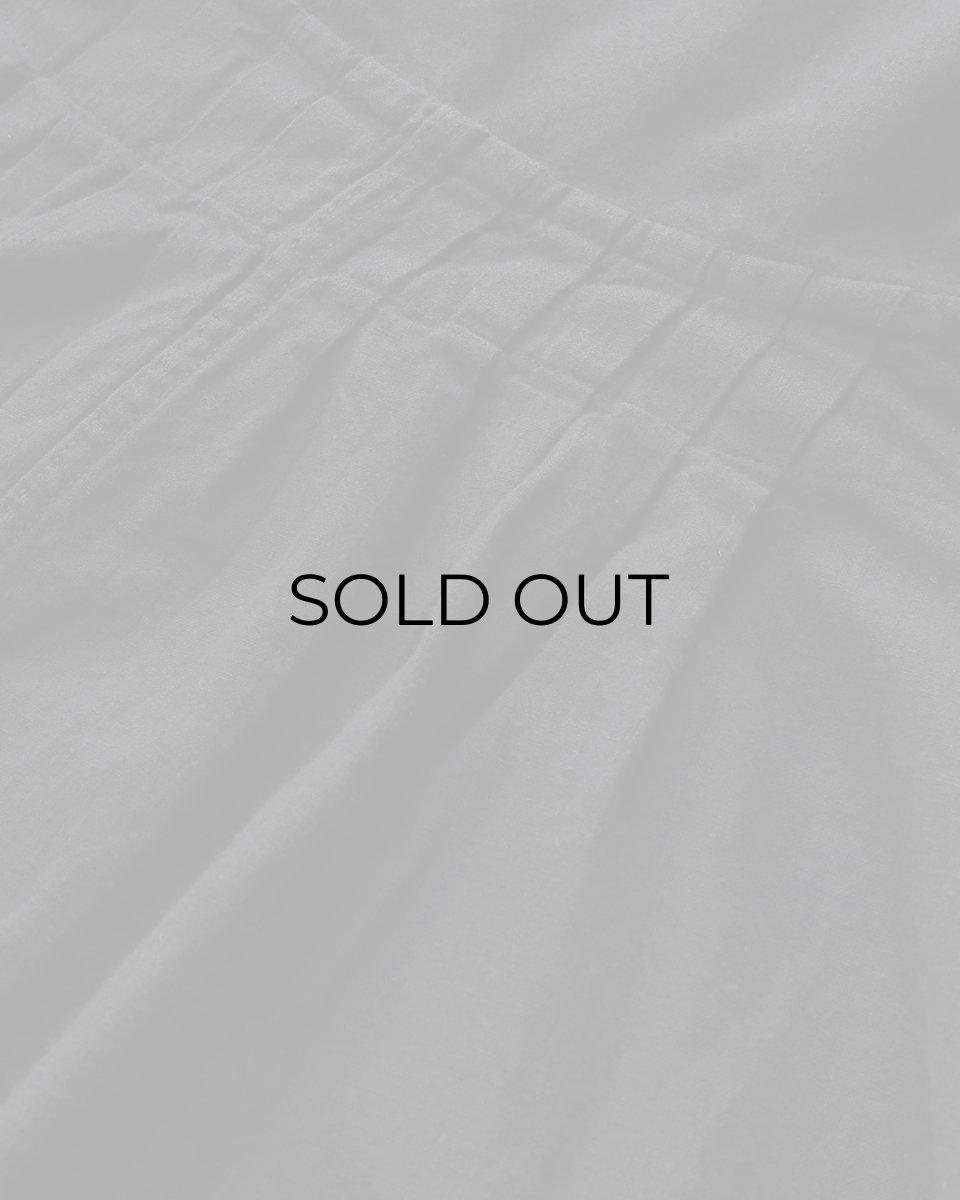 画像10: OLD CZECH MILITARY COTTON SNOW CAMOUFLAGE PULLOVER HOODED SMOCK "BLACK OVER DYE" (10)