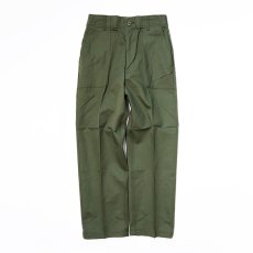 画像2: 【再入荷】70's US ARMY COTTON POLYESTER UTILITY BAKER PANTS "DEADSTOCK"【W28 x L27】  (2)