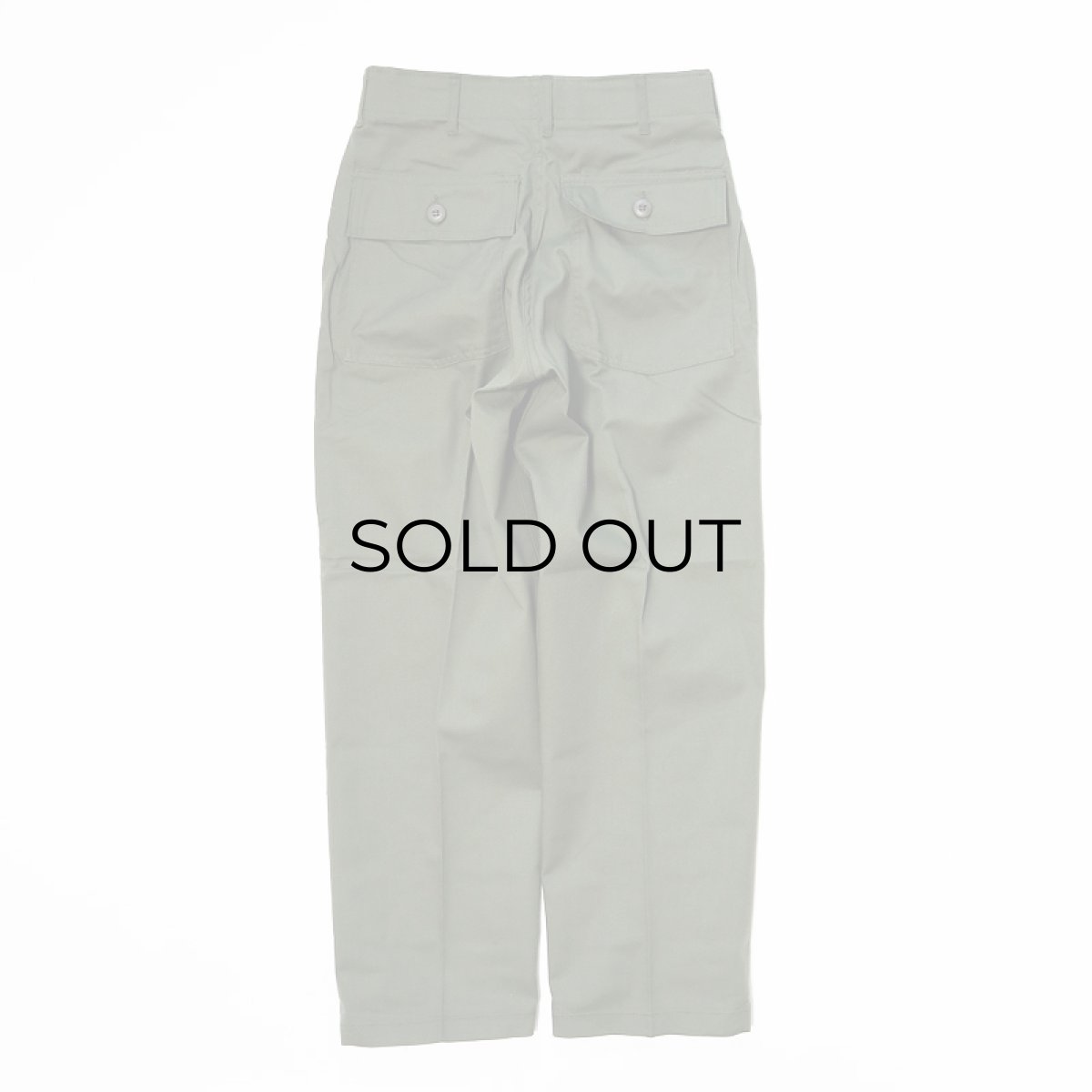画像3: 70's US ARMY COTTON POLYESTER UTILITY BAKER PANTS "DEADSTOCK"【W28 x L27】 (3)