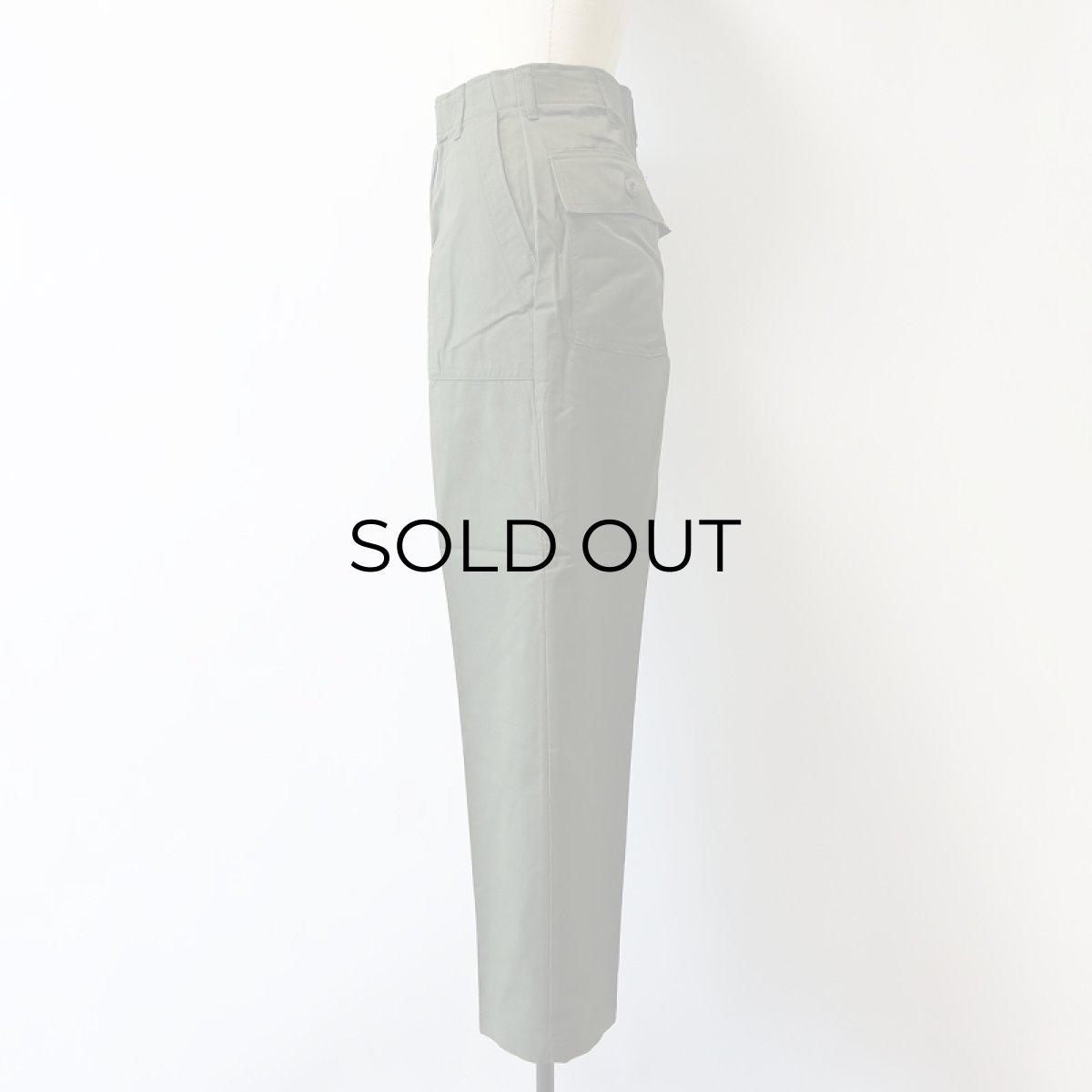 画像13: 70's US ARMY COTTON POLYESTER UTILITY BAKER PANTS "DEADSTOCK"【W28 x L27】 (13)