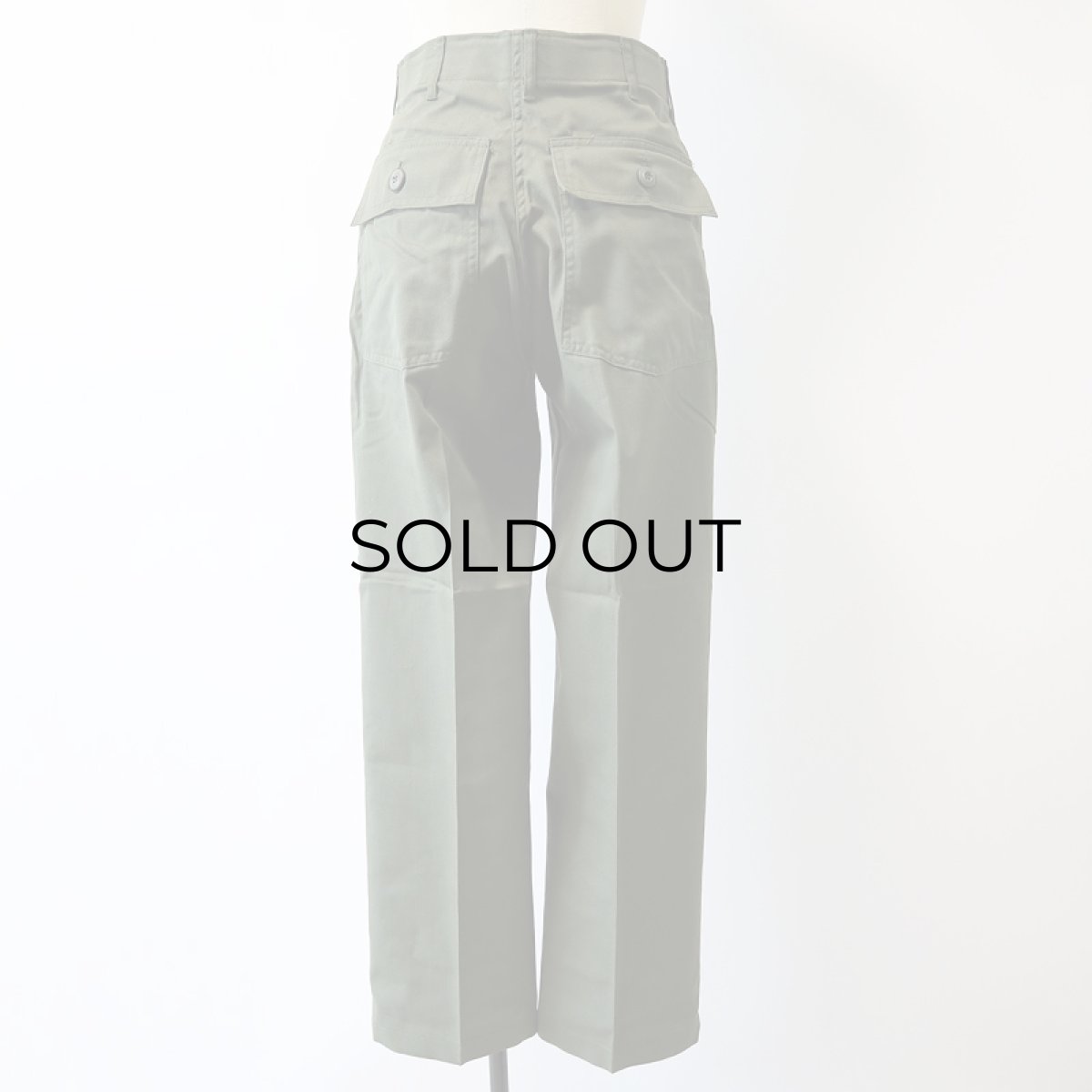 画像14: 【再入荷】70's US ARMY COTTON POLYESTER UTILITY BAKER PANTS "DEADSTOCK"【W28 x L27】  (14)