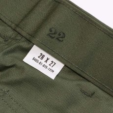 画像10: 【再入荷】70's US ARMY COTTON POLYESTER UTILITY BAKER PANTS "DEADSTOCK"【W28 x L27】  (10)