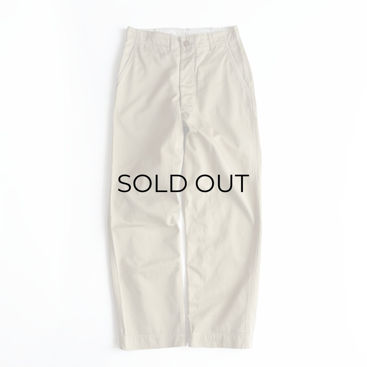画像1: 50's US ARMY M-45 COTTON KHAKI TROUSERS【W31 x L31.5 程度】 (1)