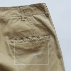 画像13: 50's US ARMY M-45 COTTON KHAKI TROUSERS【W31 x L31.5 程度】 (13)