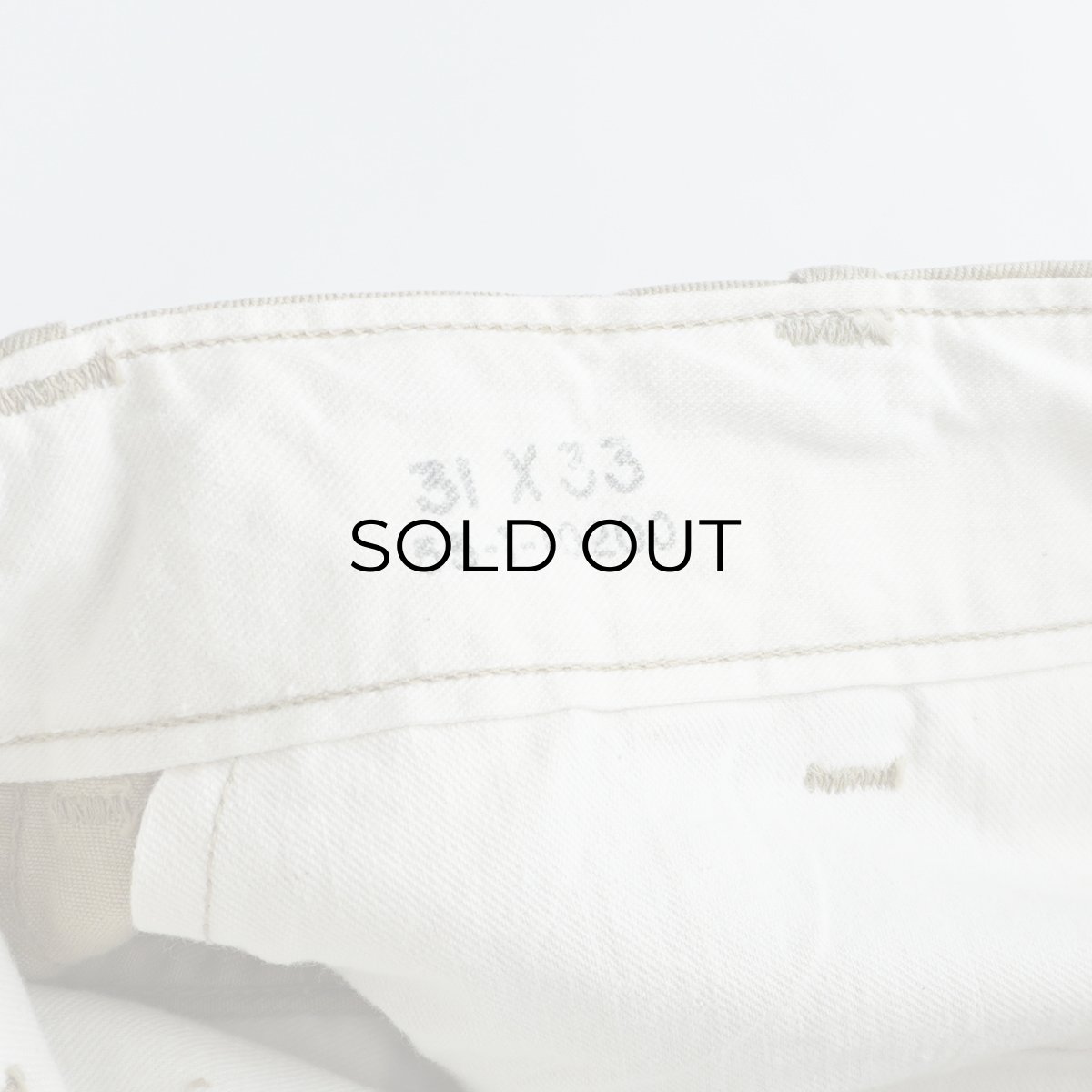 画像8: 50's US ARMY M-45 COTTON KHAKI TROUSERS【W31 x L31.5 程度】 (8)