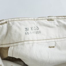 画像8: 50's US ARMY M-45 COTTON KHAKI TROUSERS【W31 x L31.5 程度】 (8)