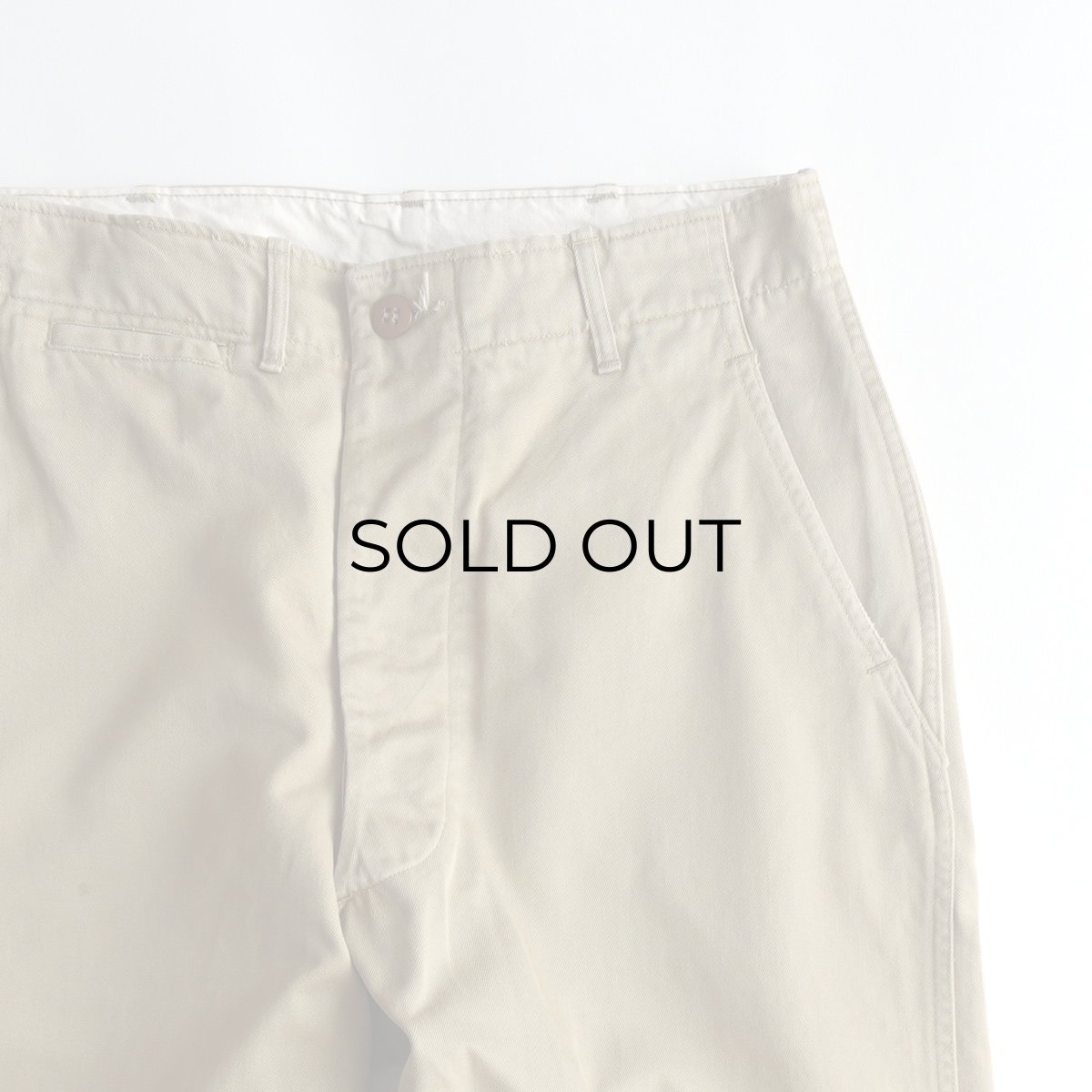 画像3: 50's US ARMY M-45 COTTON KHAKI TROUSERS【W31 x L31.5 程度】 (3)