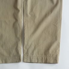 画像4: 60's US MARINE CORPS COTTON KHAKI TROUSERS【W32 x L31 程度】 (4)