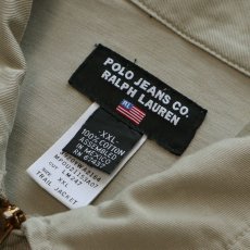 画像5: POLO JEANS CO. COTTON TWILL ZIP SPORTS JACKET (5)