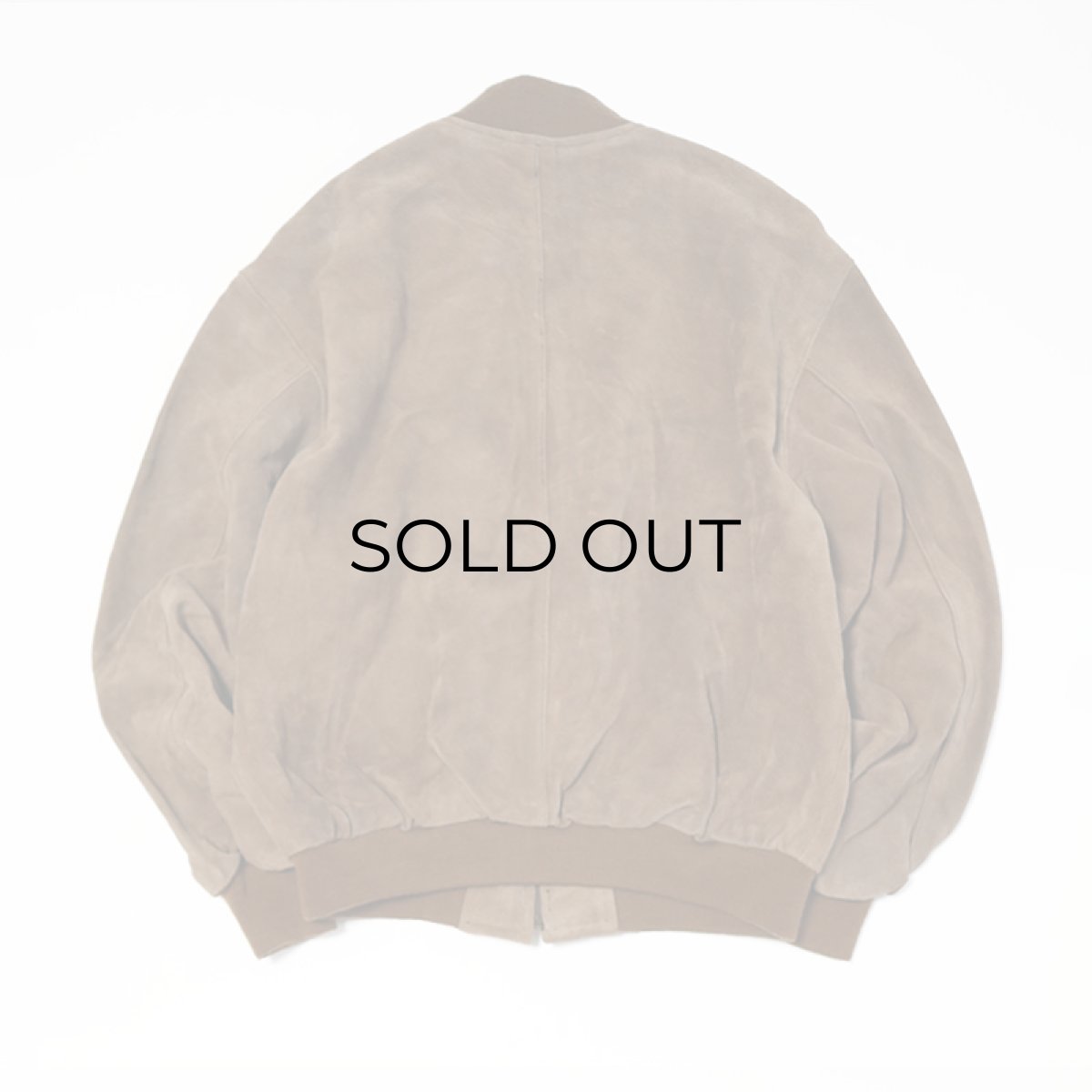 画像3: 〜90's UNKNOWN BRAND SUEDE LEATHER ZIP BLOUSON (3)