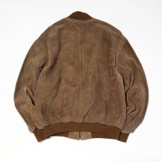 画像3: 〜90's UNKNOWN BRAND SUEDE LEATHER ZIP BLOUSON (3)