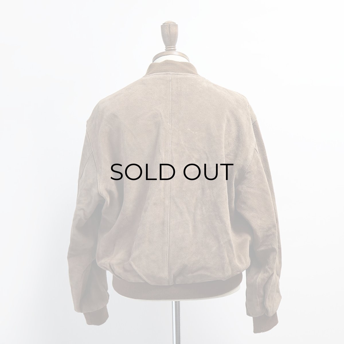 画像16: 〜90's UNKNOWN BRAND SUEDE LEATHER ZIP BLOUSON (16)