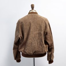 画像16: 〜90's UNKNOWN BRAND SUEDE LEATHER ZIP BLOUSON (16)