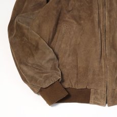 画像5: 〜90's UNKNOWN BRAND SUEDE LEATHER ZIP BLOUSON (5)