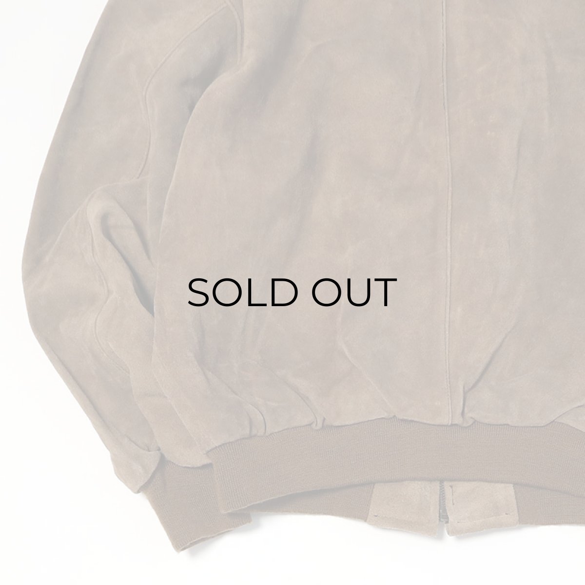 画像7: 〜90's UNKNOWN BRAND SUEDE LEATHER ZIP BLOUSON (7)