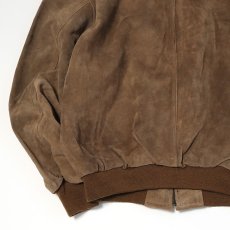 画像7: 〜90's UNKNOWN BRAND SUEDE LEATHER ZIP BLOUSON (7)