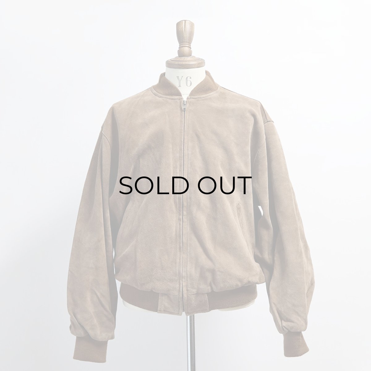 画像14: 〜90's UNKNOWN BRAND SUEDE LEATHER ZIP BLOUSON (14)