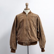 画像14: 〜90's UNKNOWN BRAND SUEDE LEATHER ZIP BLOUSON (14)