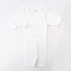 画像2: GERMAN ARMY COTTON RIB U NECK S/S TEE "DEADSTOCK" (2)