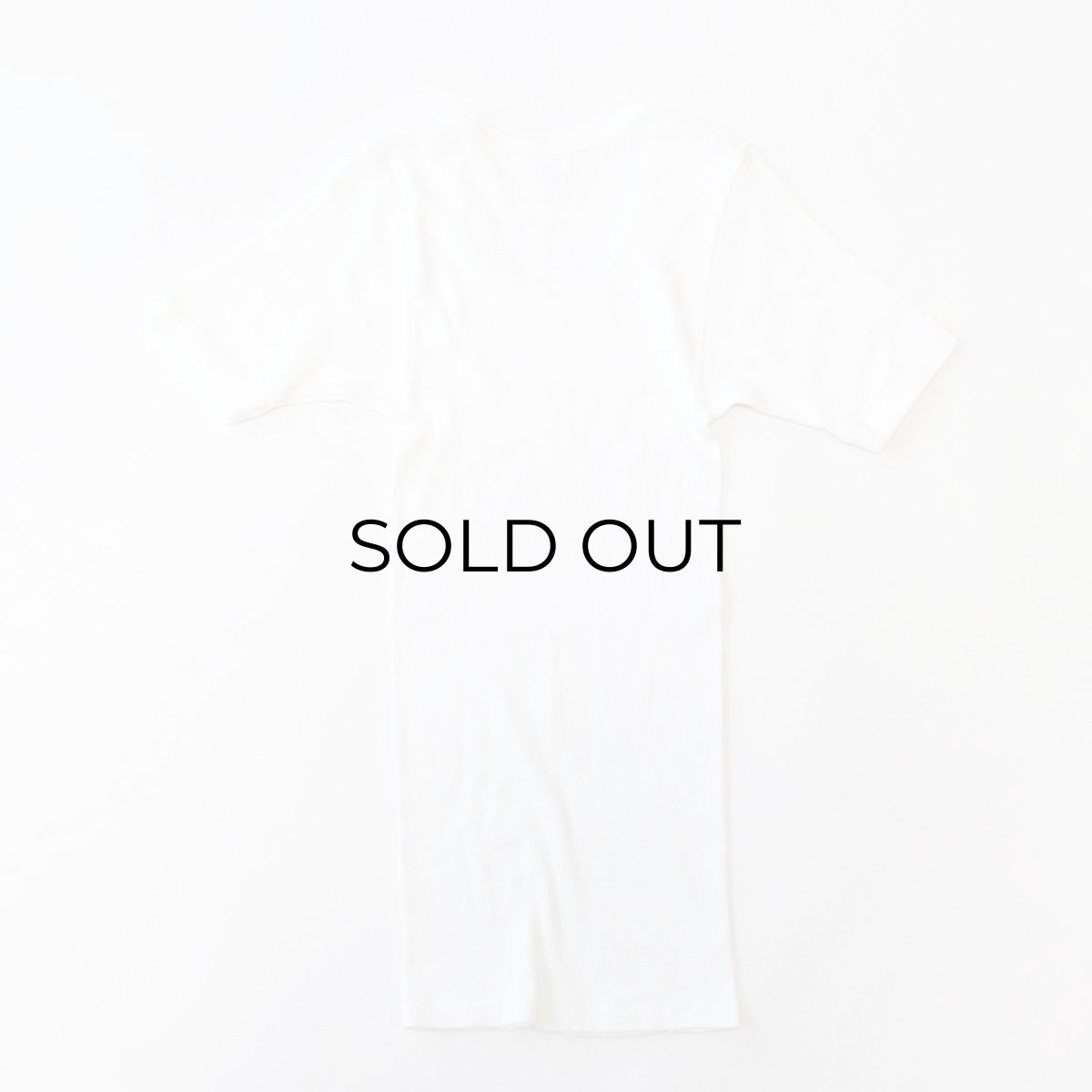 画像3: GERMAN ARMY COTTON RIB U NECK S/S TEE "DEADSTOCK" (3)