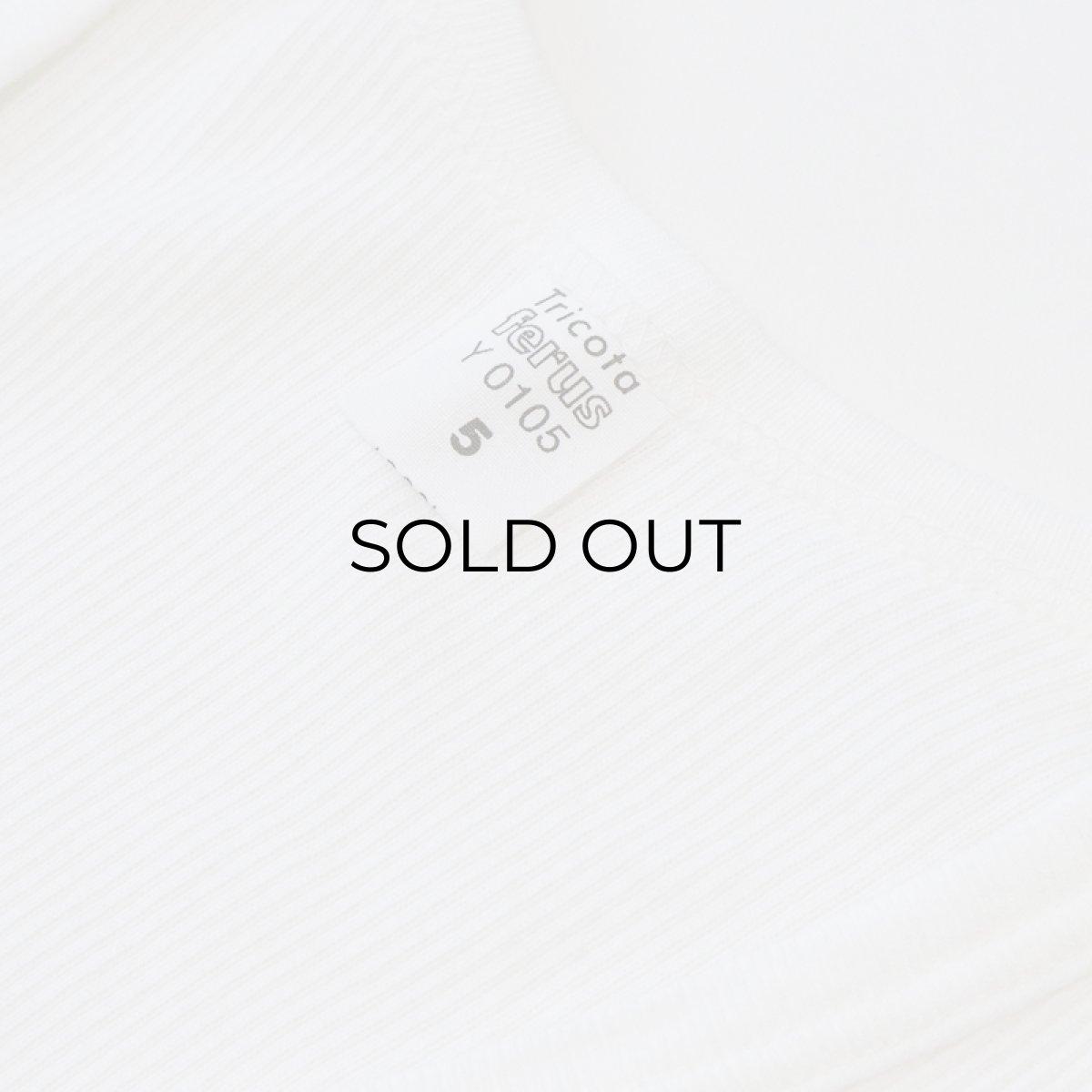 画像6: GERMAN ARMY COTTON RIB U NECK S/S TEE "DEADSTOCK" (6)