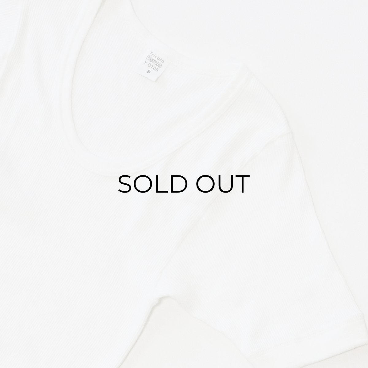 画像4: GERMAN ARMY COTTON RIB U NECK S/S TEE "DEADSTOCK" (4)