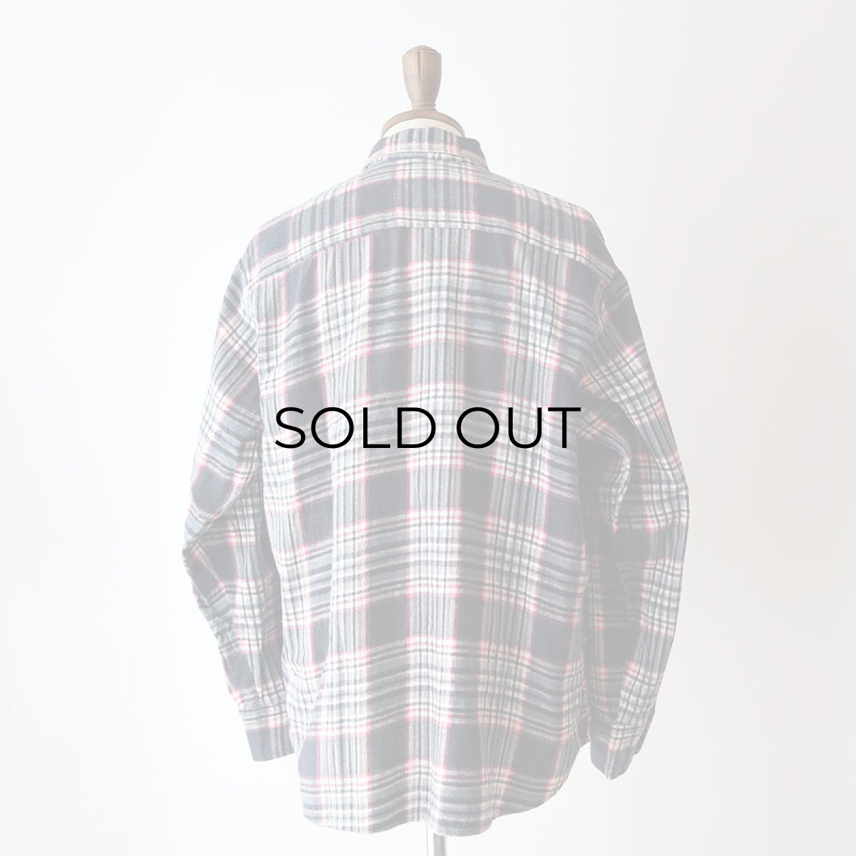 画像13: 〜90's HABAND PRINT CHECK FLANNEL SHIRT (13)